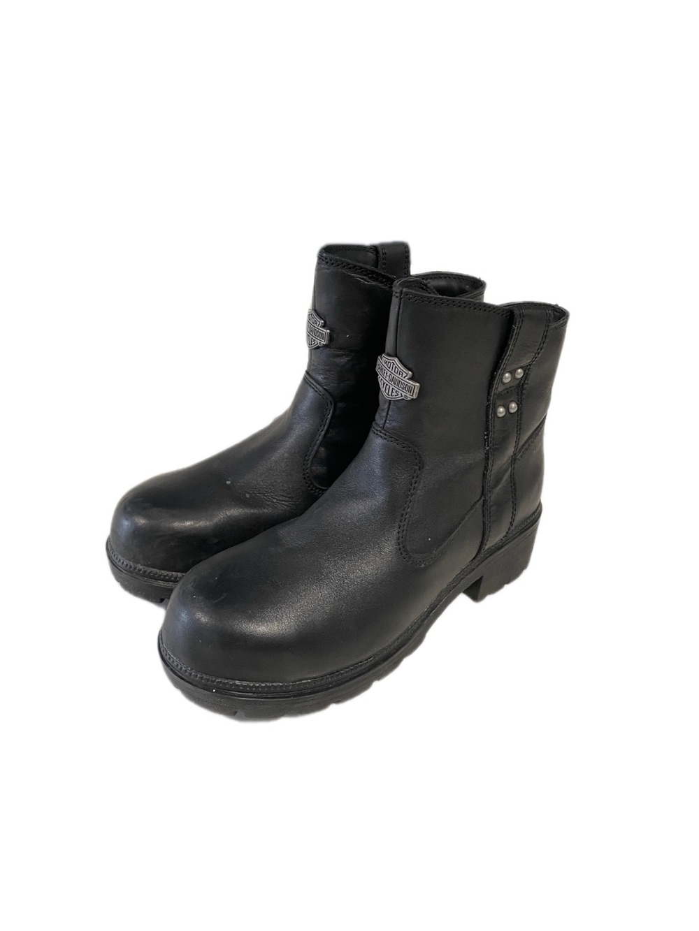 Harley-Davidson Women's Camfield D8446 Leather Motorcycle Safety Boots